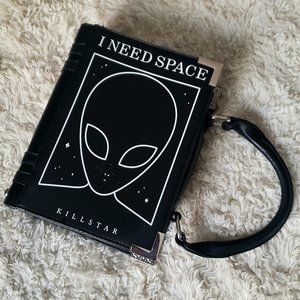 Killstar I Need Space Alien Book Handbag Purse